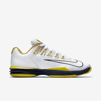 Nike Mens Lunar Ballistec 1.5 Tennis Shoes - White/Optical Yellow - main image