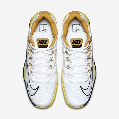 Nike Mens Lunar Ballistec 1.5 Tennis Shoes - White/Optical Yellow - main image