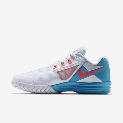 Nike Mens Lunar Ballistec 1.5 Tennis Shoes - White/Blue [Limited Edition] - main image