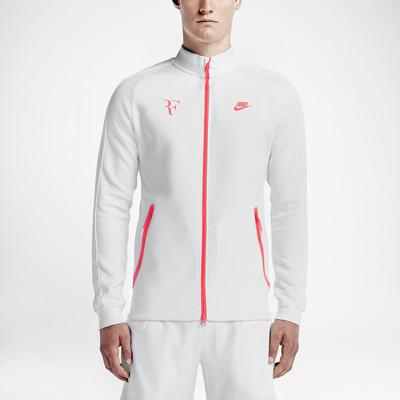 Nike Mens Premier RF Jacket White Hot Lava Tennisnuts