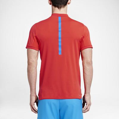 Nike Mens Premier RF Polo - Light Crimson/Photo Blue - main image