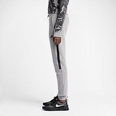 Nike Womens Tech Fleece Pants - Carbon Heather/Black - main image