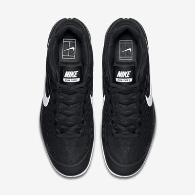 Nike Mens Zoom Cage 2 Tennis Shoes - Black/White - main image