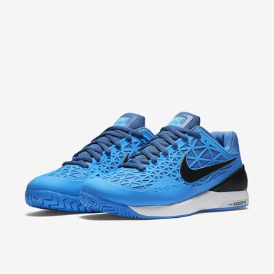 Nike Mens Zoom Cage 2 Tennis Shoes - Blue/Black - main image