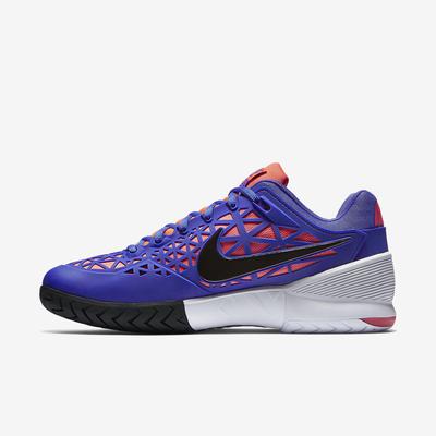 Nike Kids Zoom Cage 2 Tennis Shoes - Violet/Hot Lava - main image