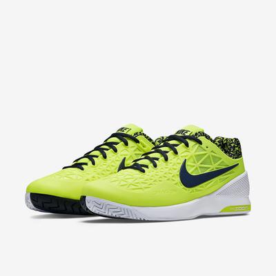 Nike Mens Zoom Cage 2 Tennis Shoes - Yellow - main image