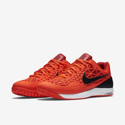 Nike Mens Zoom Cage 2 Tennis Shoes - Total Crimson - main image