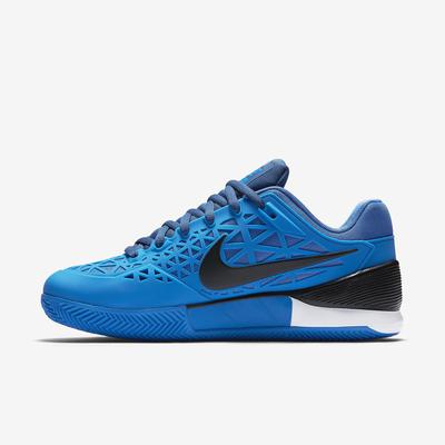 Nike Mens Zoom Cage 2 Clay Court Tennis Shoes - Blue/Black - main image