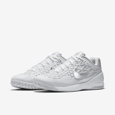 Nike Mens Zoom Cage 2 Safari Tennis Shoes - White [Limited Edition] - main image