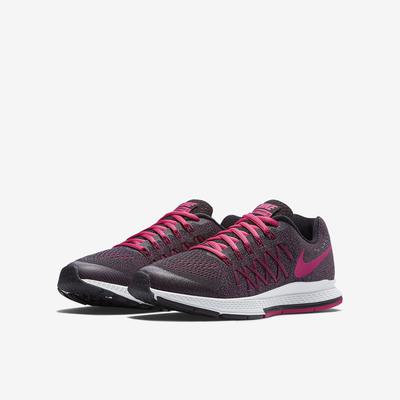 Nike Girls Air Zoom Pegasus 32 Running Shoes - Vivid Pink/Black/White - main image