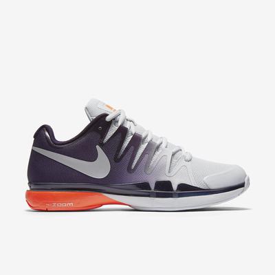 Nike Mens Zoom Vapor 9.5 Tour Tennis Shoes - Pure Platinum/Metallic Silver - main image