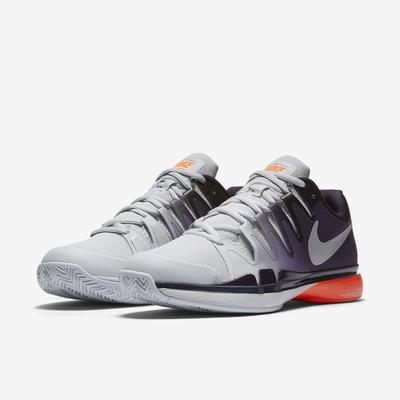 Nike Mens Zoom Vapor 9.5 Tour Tennis Shoes - Pure Platinum/Metallic Silver - main image