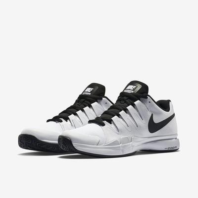 Nike Mens Zoom Vapor 9.5 Tour Tennis Shoes - White/Black - main image