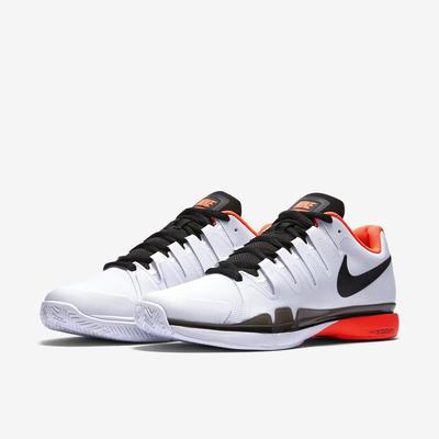 Nike Mens Zoom Vapor 9.5 Tour Tennis Shoes - White/Black/Red - main image