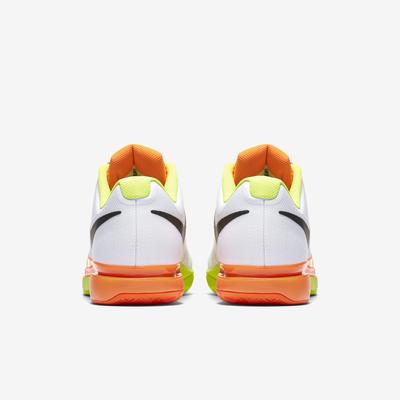 Nike Mens Zoom Vapor 9.5 Tour Tennis Shoes - White/Orange/Volt - main image