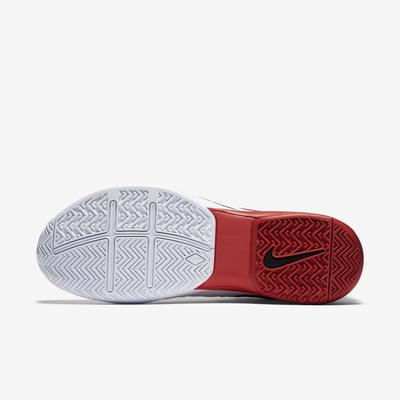 Nike Mens Zoom Vapor 9.5 Tour Tennis Shoes - White/Uni Red - main image
