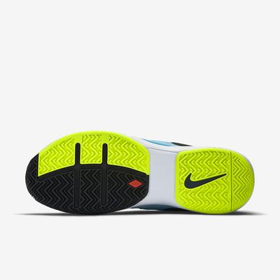 Nike Mens Zoom Vapor 9.5 Tour Tennis Shoes - Blue/Yellow - Tennisnuts.com