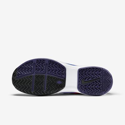 Nike Mens Zoom Vapor 9.5 Tour Tennis Shoes - Violet/Hot Lava - main image
