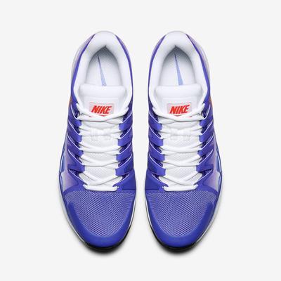 Nike Mens Zoom Vapor 9.5 Tour Tennis Shoes - Violet/Hot Lava - main image