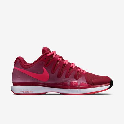 Nike Mens Zoom Vapor 9.5 Tour Tennis Shoes - Gym Red/White - main image