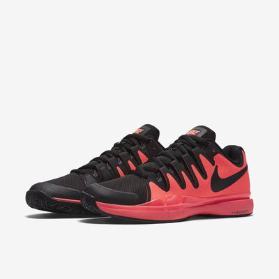 Nike Mens Zoom Vapor 9.5 Tour Tennis Shoes - Hot Lava/Black - main image