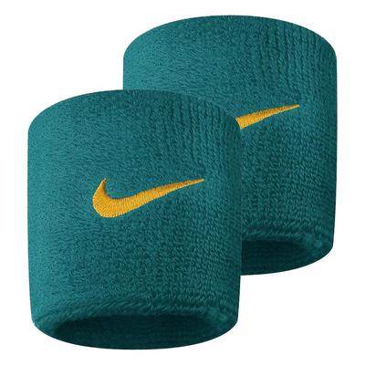 Nike Swoosh Wristbands - Radiant Emerald/Laser Orange - main image