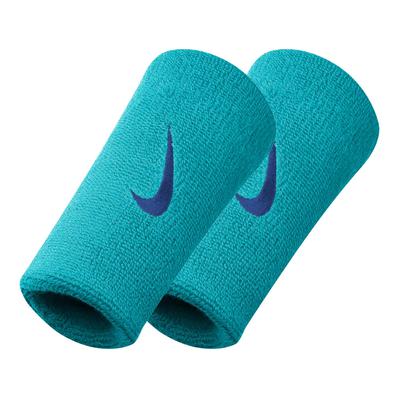 Nike Swoosh Double-Wide Wristband - Blue - main image