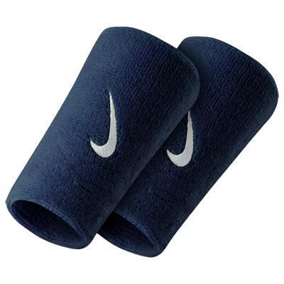 wide double nike navy swoosh wristbands tennisnuts spend delivery standard
