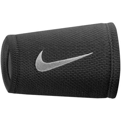 Nike Dri-FIT Stealth Double Wide Wristbands - Black/White - main image