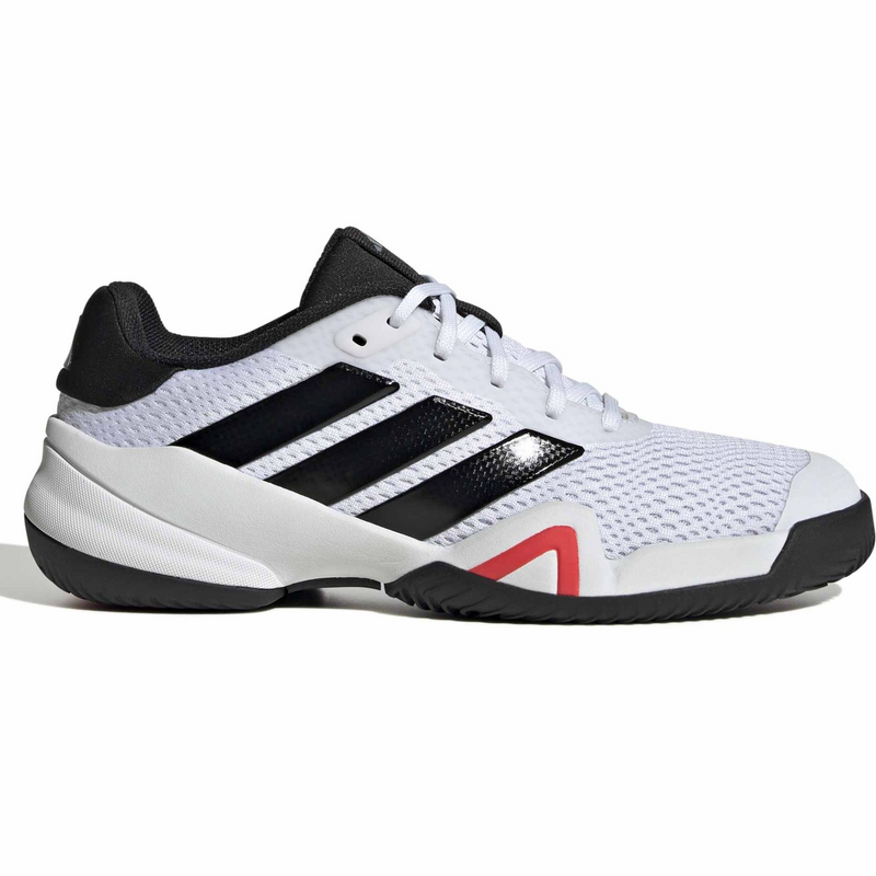Adidas Kids Barricade Tennis Shoes - Cloud White/Core Black/Lucid Red - main image