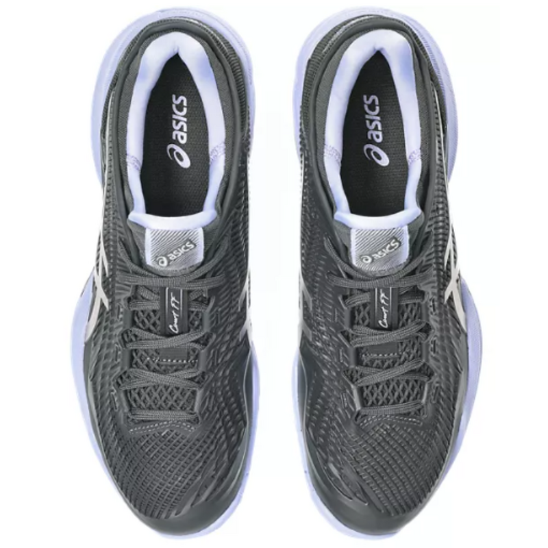 Asics Mens Court FF 3 Night Energy Tennis Shoes - Graphite Grey/Pure Silver - main image