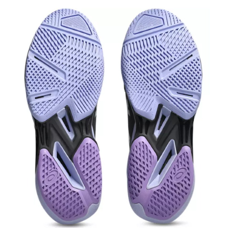 Asics Mens Solution Speed FF 4 Night Energy Tennis Shoes - Graphite Grey/Pure Silver - main image