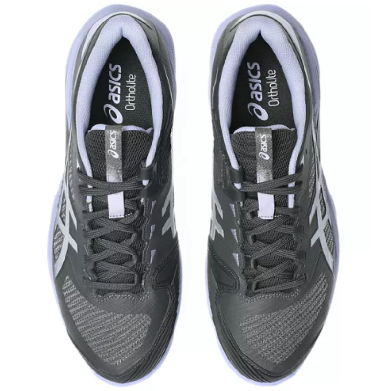 Asics Mens Solution Speed FF 4 Night Energy Tennis Shoes - Graphite Grey/Pure Silver - main image