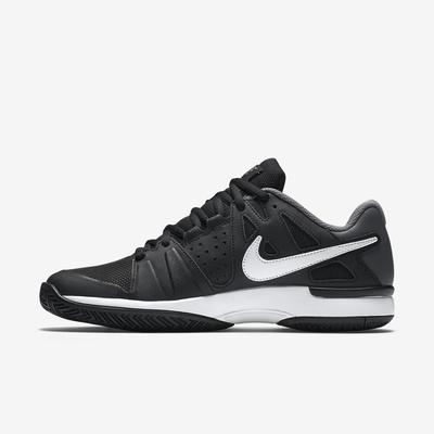 Nike Mens Air Vapor Advantage Tennis Shoes Black White 10 Black