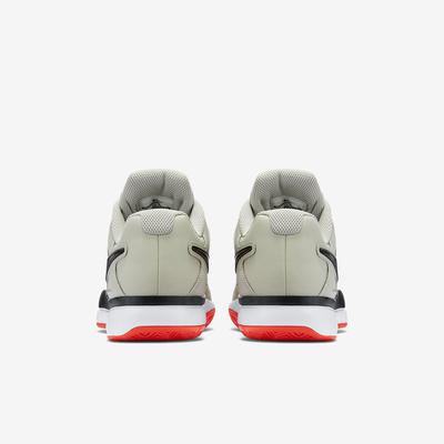 Nike Mens Air Vapor Advantage Tennis Shoes - Lunar Grey/Bright Crimson - main image