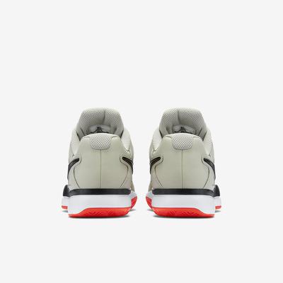 Nike Mens Air Vapor Advantage Tennis Shoes - Lunar Grey/Bright Crimson - main image