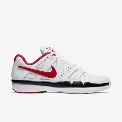 Nike Kids Air Vapor Advantage Tennis Shoes - White/Red - main image