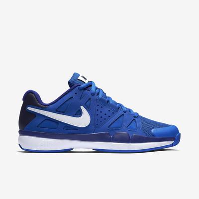 Nike Mens Air Vapor Advantage Tennis Shoes Blue White 10 Blue