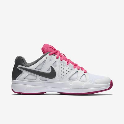 Nike Womens Air Vapor Advantage Tennis Shoes - White/Pink - main image