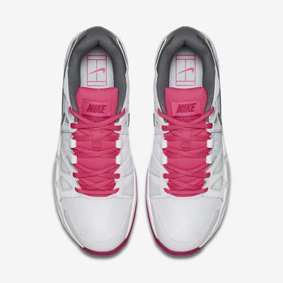 Nike Womens Air Vapor Advantage Tennis Shoes - White/Pink - main image