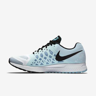 Nike Mens Air Zoom Pegasus+31 Running Shoes - White/Blue - main image