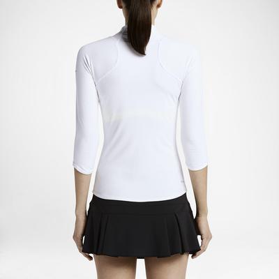 Nike Womens Baseline Half-Zip Top - White - main image
