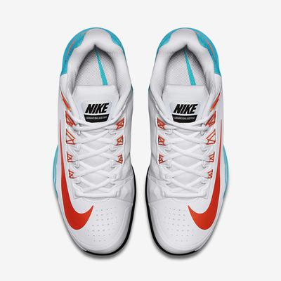 Nike Mens Lunar Ballistec Tennis Shoes - White/Dusty Cactus - main image