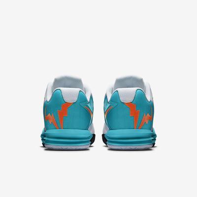 Nike Mens Lunar Ballistec Tennis Shoes - White/Dusty Cactus - main image