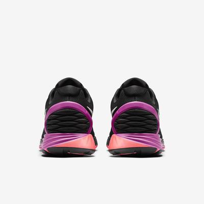 Nike Womens LunarGlide 6 Running Shoes - Black/Fuchsia Flash - main image