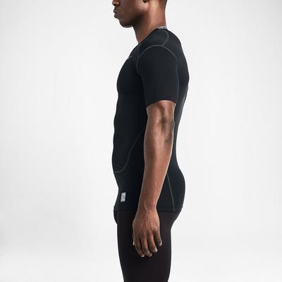 Nike Pro 2.0 Combat Core Short Sleeve Shirt - Black/Cool Grey ...