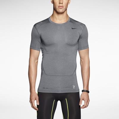 Nike Pro 2.0 Combat Core Short Sleeve Shirt - Carbon/Black - main image