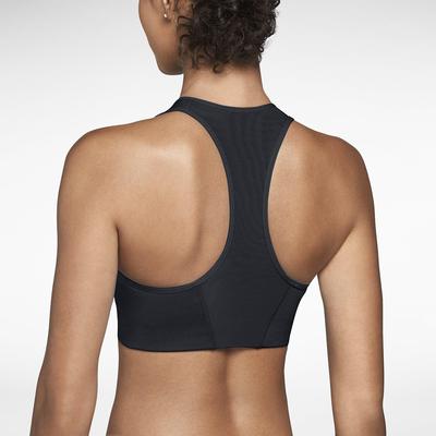 Nike Shape Swoosh Sports Bra - Black/White - main image