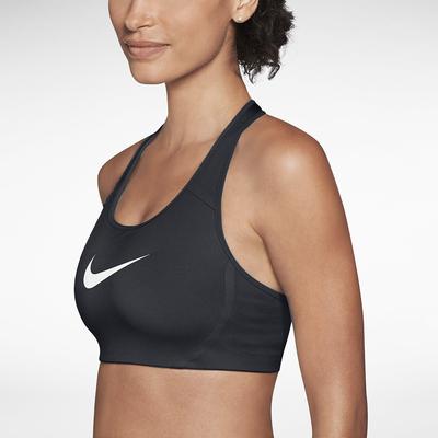 Nike Shape Swoosh Sports Bra - Black/White - main image