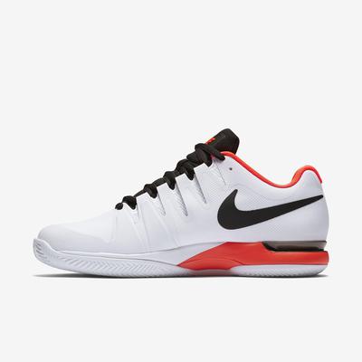 Nike Mens Zoom Vapor 9.5 Tour Clay Court Tennis Shoes - White/Crimson ...